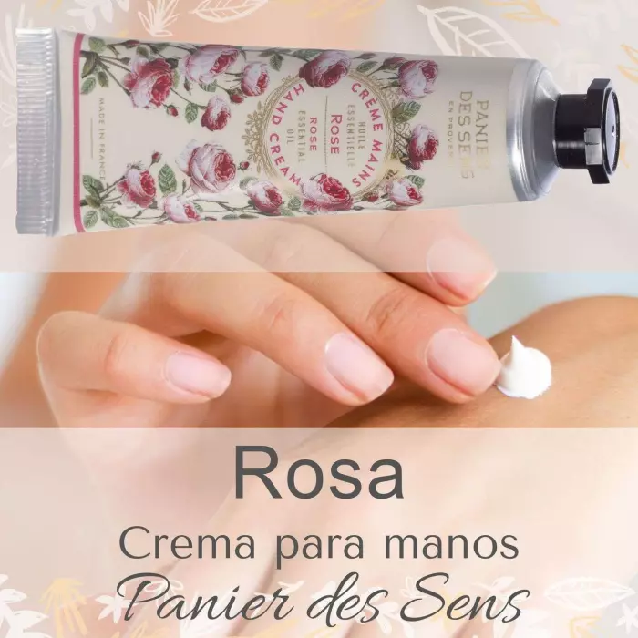 Crema manos Panier des Sens Rosa natural · Cosmética natural