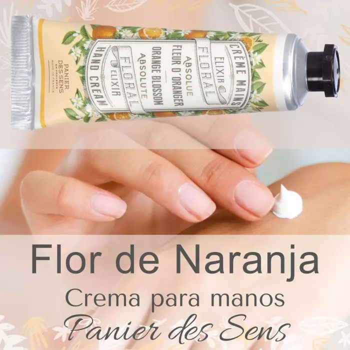 Crema manos Panier des Sens Flor Naranja natural · Cosmética natural