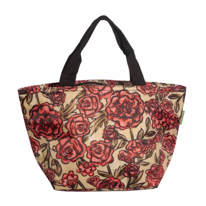 Bolsa eco chic isotérmica rosas beige