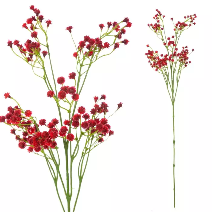 Gypsophila artificial roja 67. Flores artificiales