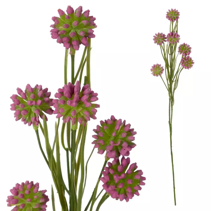 Allium artificial malva 55. Flores artificiales