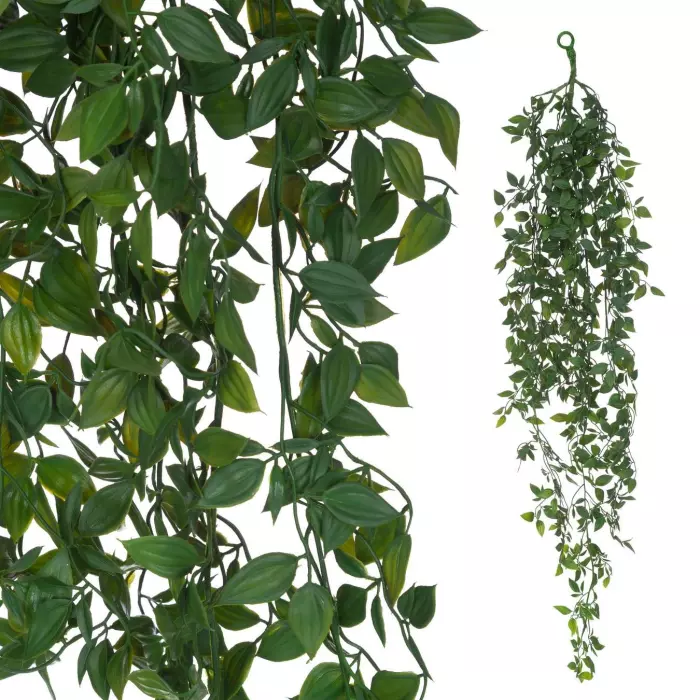Mini hoja colgante verde 110 · Plantas colgantes artificiales