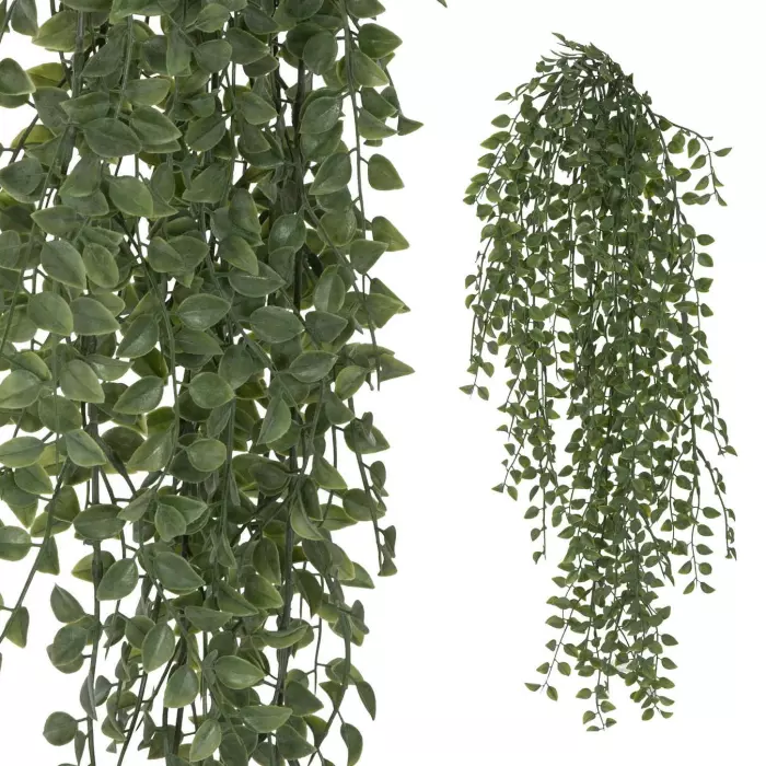 Mini hoja colgante verde gris · Plantas colgantes artificiales