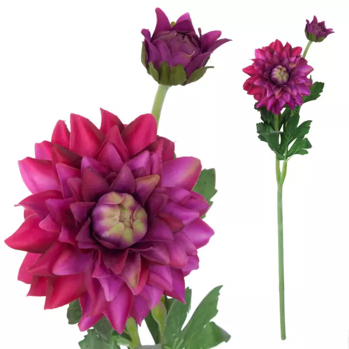 Dalia artificial malva 56. Flores artificiales