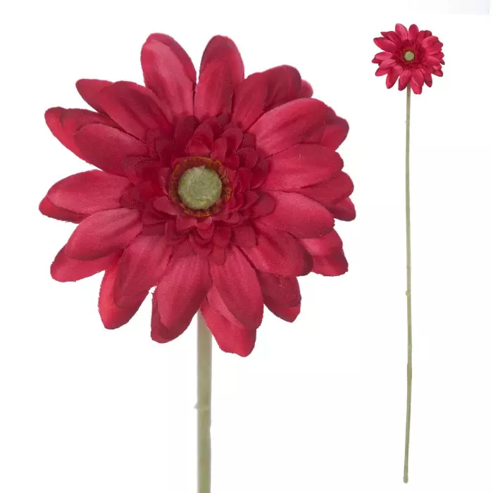 Gerbera mini artificial cereza 47. Flores artificiales