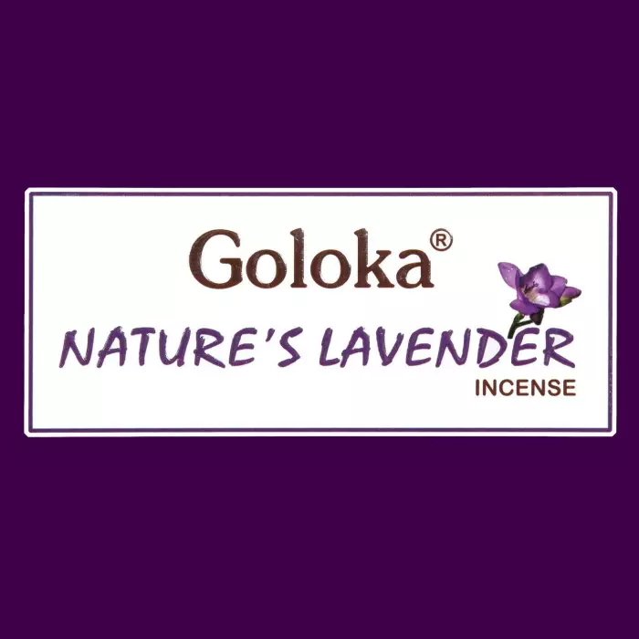 Incienso goloka nature's lavender caja sticks. Inciensos