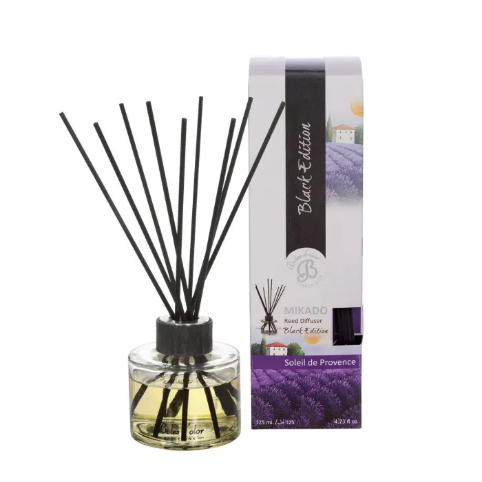 Mikado Soleil de Provence black edition · Inciensos y ambientadores