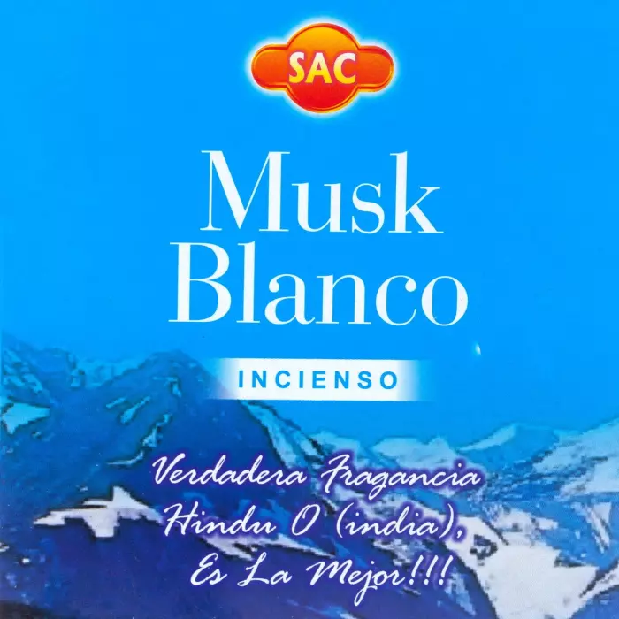 Incienso sac white musk caja sticks. Inciensos y ambientadores