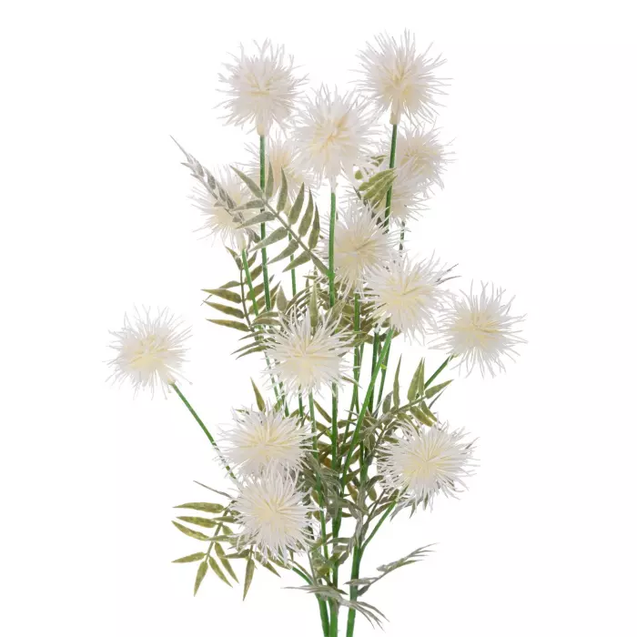 Ageratum artificial blanco 55. Flores artificiales