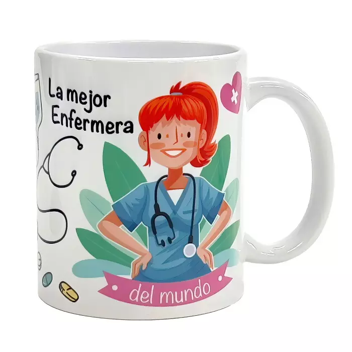 Taza oficios o profesión La mejor enfermera del mundo