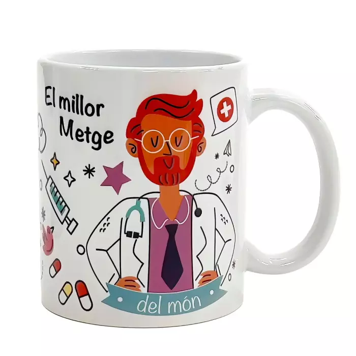 Taza oficios El millor Metge del món corbata