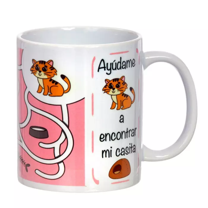 Taza con mensaje Laberint gat