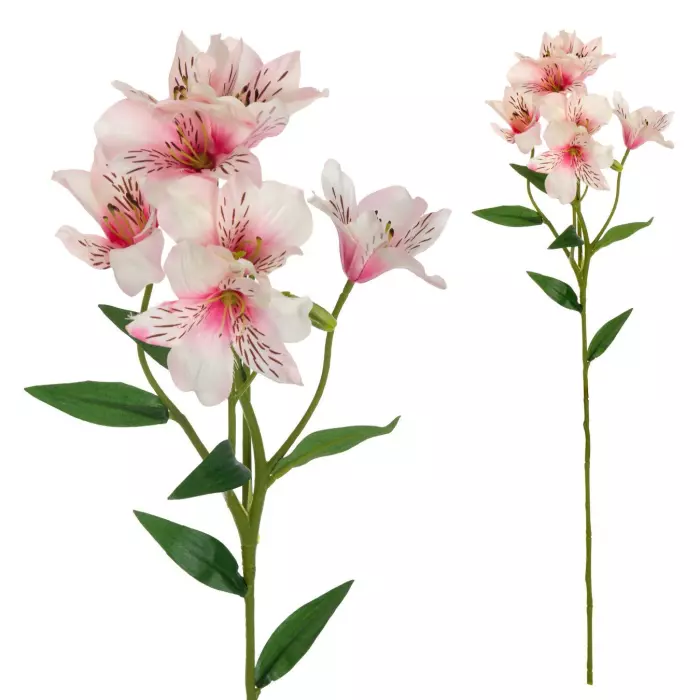 Alstroemeria artificial bicolor 64. Flores artificiales