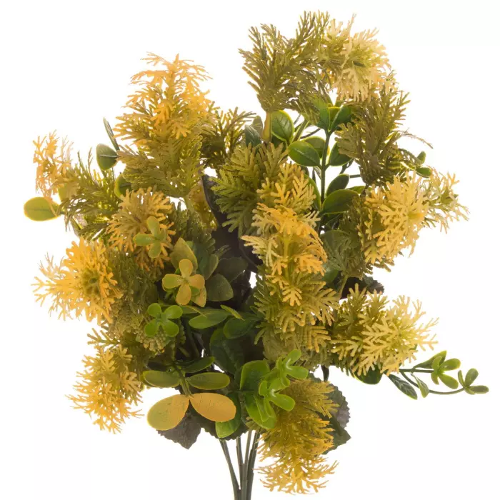 Allium artificial campestre amarillo 43. Flores artificiales