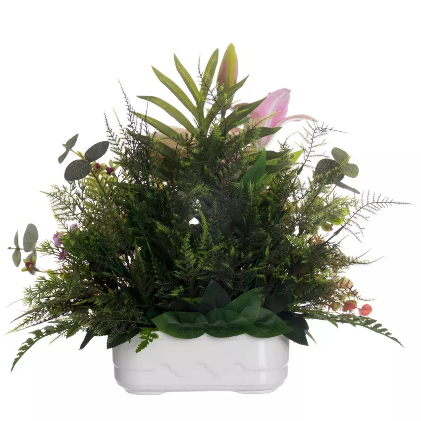 Kit Jardinera con Plantas Suculentas Artificiales - Tienda ALLGrass