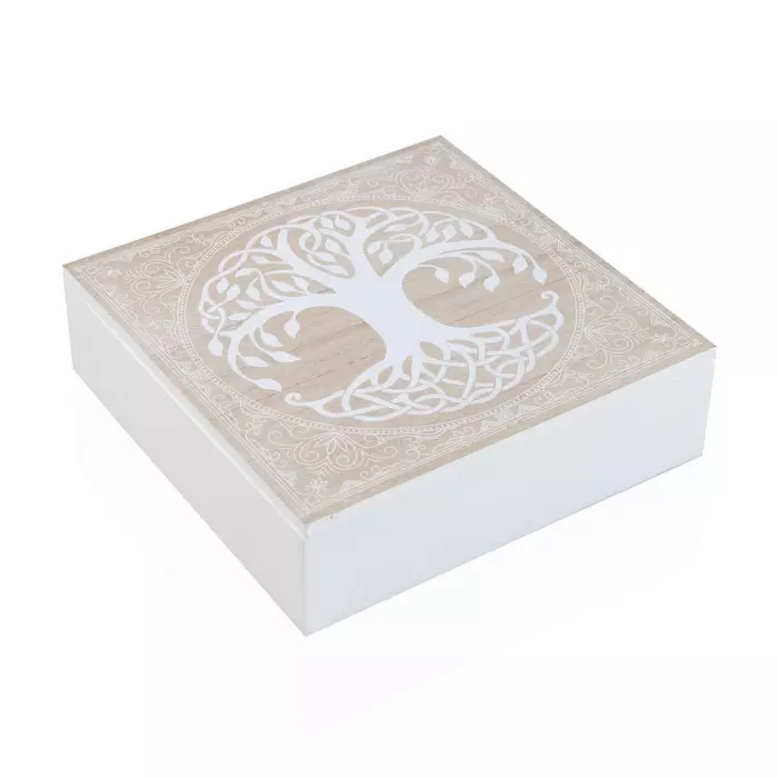 Caja árbol idun madera 9 departamentos. Decoración y complementos