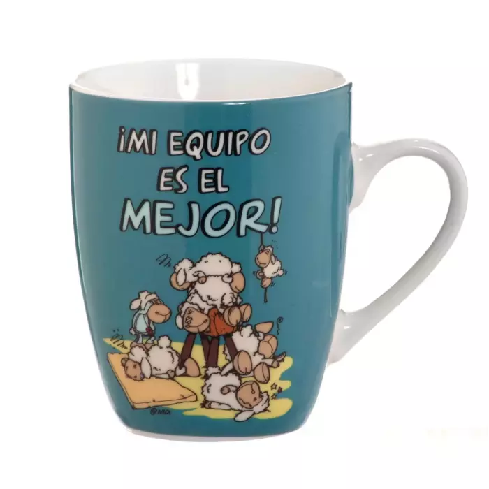 Taza Nici Mi equipo es el mejor