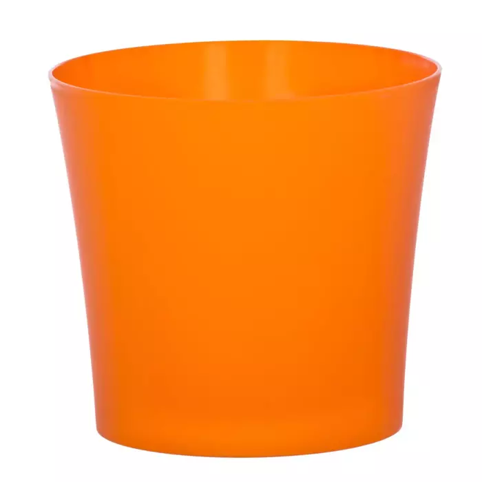 Maceta plástico satin 15 naranja · Macetas y jardín