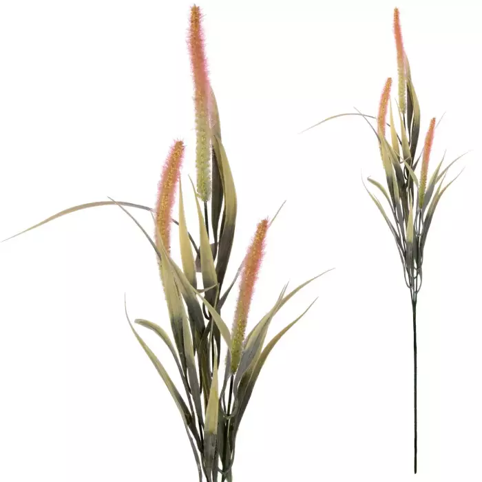 Typha artificial rosa 85. Hojas y ramas artificiales