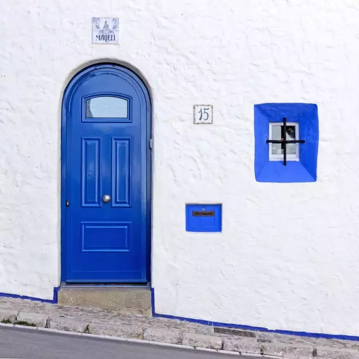 Azules F00219 · Fotografía artística puertas y ventanas · La LLimona