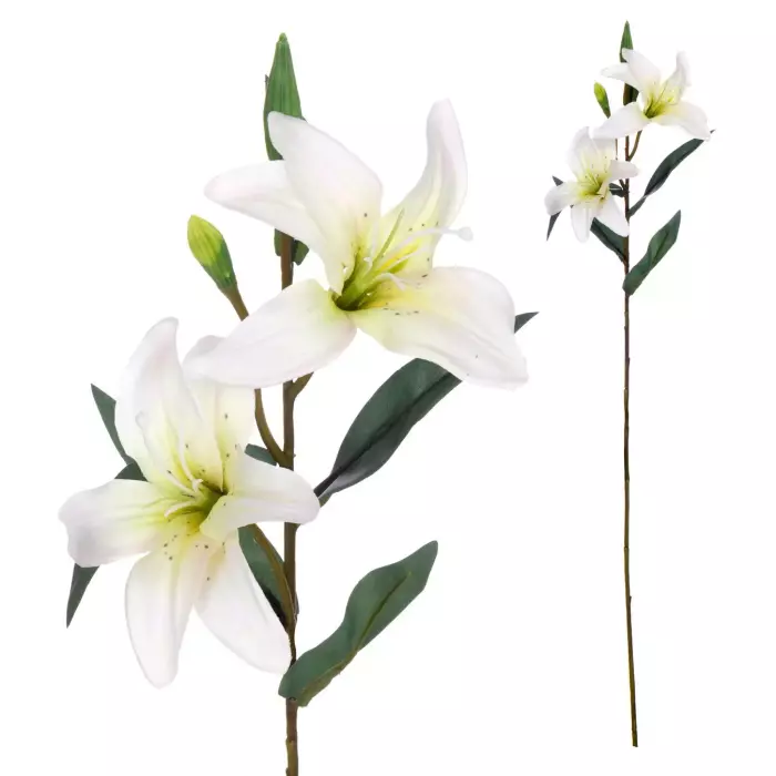 Lilium artificial crema 69. Flores artificiales