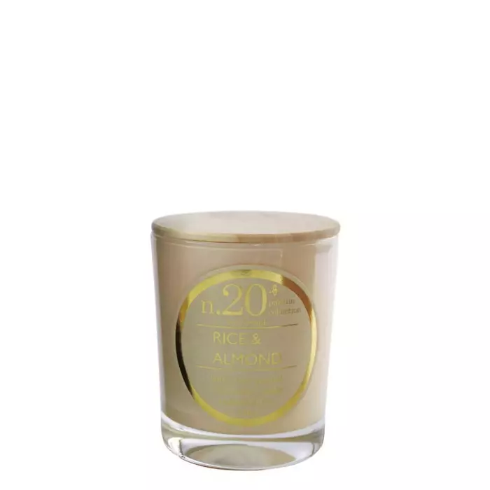 Vela Cerabella perfumada 12 h Rice & Almond. Velas ecológicas