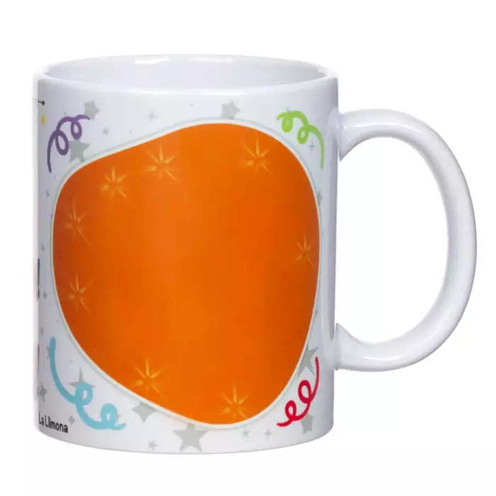 Taza aniversario años personalizable catalán Tazas con mensaje.