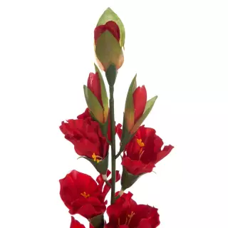 Gladiolo artificial rojo 65. Flores artificiales