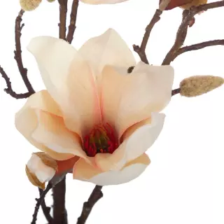 Magnolias artificial crema 80. Flores artificiales