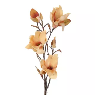 Magnolias artificial beige 80. Flores artificiales